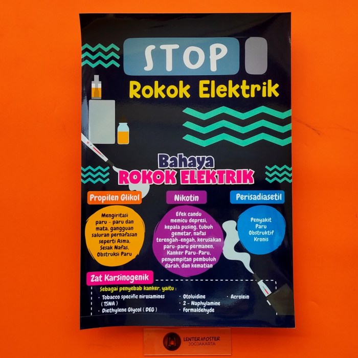 Rokok elektrik bahaya konvensional