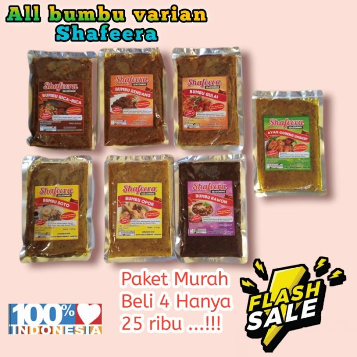 Bumbu Dasar Sehat Tanpa Pengawet